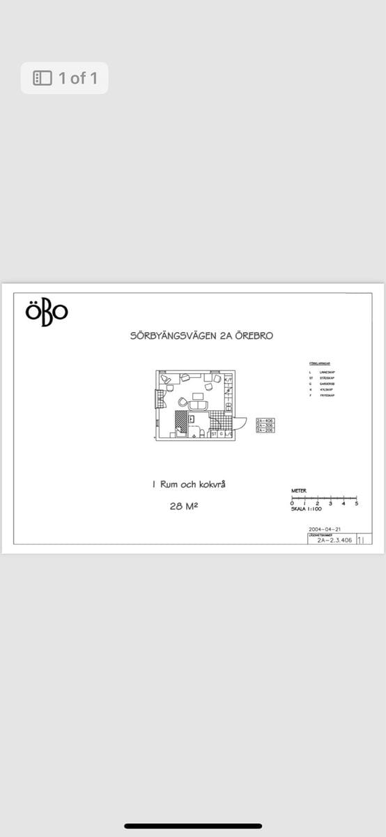 1-rumslägenhet i Örebro, Sörbyängsvägen - bild 1